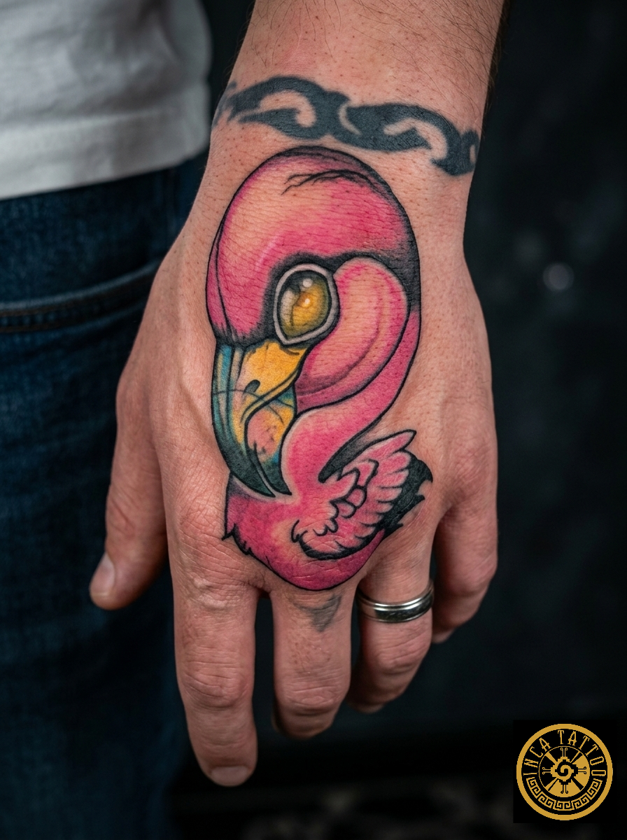 Tattoo_Flamingopink